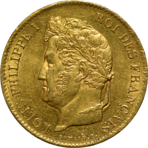 French Franc - 40 Franc, XF-AU