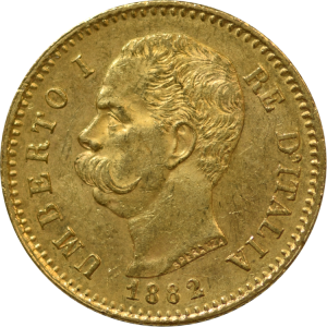 Italy Lire - 20 Lire, XF/AU